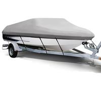 Boat covers Outdoor Tent Heavy Duty 600D Marine Grade Polyester Canvas Trailerable Canvas Accessories V-Hull Tri-Hull Runabout (21/24FT(732 * 300C