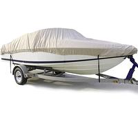 Boat covers Outdoor Tent Trailerable Full Windproof And Dustproof 210D Tear Resistant Cloth Runabouts Cover Runabouts (GREY 21~24ft)