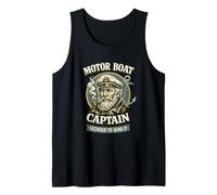 Boat Crew, Sea Captain, Skippers Sarcastic Dad Joke Boat Tank Top