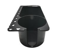 Boat Cup Holder - Marine Organizer with Rubber Tongue | Multipurpose Tray for Low Boats, Pontoons, Canoe | Ideal for Drinks, Screwdrivers and Small Tools on