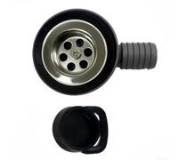 Boat Deck Floor Drain, Stainless Steel Wear-resistant Non-deformable 50 Mm Aperture Drainage Pipe Joint For RV Yacht Bathroom Accessories
