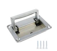 Boat Deck Hatch Handle Silver Recessed Pull Handles Toolbox Flush Pull Handle for Deck Hatch and Home Furniture
