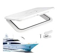 Boat Deck Hatch - Rectangular Hatch Cover | Weather Resistant Seal Seal Safety Hinge for Kayak Flooring Working Boats Yachts Roof
