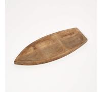 Homescapes Boat Decorative Mango Wood Bowl