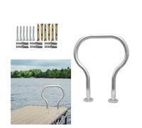 Boat Dock Boarding handrail, Safety Grab bar/Hand Railing for Marina, Dock, Deck, Boat, hot tub(24.0" H)