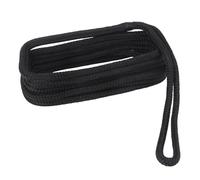 Boat Dock Lines 16.5 Feet Double Braided Black Dock line Boat Dock Line Mooring Rope Anchor Rope Ultra Strong Dock Lines