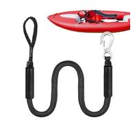 Boat Dock Lines & Rope - 4ft dockLineKit, Portable Stretchy Mooring Rope | Floating Shock Resistant DockLine, Hook Elastic Rope System with Dock Line Variation for Sk