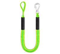 Boat Dock Lines & Rope - Mooring Tie Cord, Heavy Duty Nylon Lanyard | Easy UV Resistant Double Loop Design, Marine Sailing Theme, Shock Absorbing Feature, Secure Vessel Anchoring Control Equ
