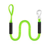 Boat Dock Rope - 4ft Bungee Dock with Adjustable Loop Mooring, High Performance Ski Dock Rope for Boats, Kayaks, Canoes, Pontoons, Durable Absorbent Moor Line for Docks and Mari