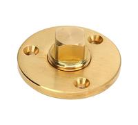 Boat Drain Plug 2 Inch With Brass Plug, Oval Marine Yacht Plug For 1/2 Inch Garboard Pipe, Rustproof Brass Drain Plug with Fixed Screw System, Professional Design for Ship Stern, F