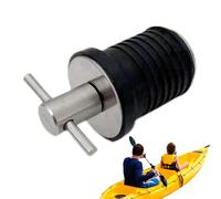Boat Drain Plug, Boat Plug with Stainless Steel T-Handle, Rubber Ring for Sea, Reservoir, River and Lake to Prevent Sinking