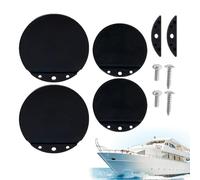 Boat Drain Scupper,4-Piece Quick Release Heavy Duty Rubber | Boat Repair Scupper Flapper - for Speedboat Kayak Deck Marine Offshore Outdoor Lake River Sea