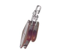 Boat & Engine Hye Block With Swivel/Dog Paw 2-Scheibig Rope 16Mm Tufnol