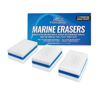 Boat Eraser Boat Cleaner 3-Pack, Marine Eraser | Removes Scuffs, Dirt, Salt & Grime, Non-Toxic, Just Add Water