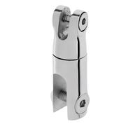 Boat Fasting Swivel, Two Section Replacement Part, Stainless Steel Heavy Duty Boat Rotating Connector for Kayak Saltwater Sailing Yacht Offshore Coastal Lake, Marine Hardware Boats Rigging