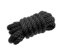 Boat Fender Line Whipped End 3/8 inch 6.56 ft High,Black Length 2m | Premium nylon,high strength,wear resistant,sturdy; pre-spliced eyelet for easy loop and knot; flexible,shock