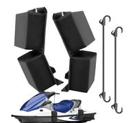 Boat Fenders - Pontoon Boat Dock Bumpers,Flat Marine Motorboat Fenders for Fishing Houseboat Coast Guard Pontoon Wakeboarding Yachting Boating