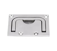 Boat Flush Hatch Locker, Stainless Steel Boat Recessed Hatch Pull Handle Cabinet Lift Pull Handle for Marine Yacht (1PCS)