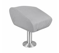 Boat Folding Seat Cover, 420D Waterproof Marine Canvas Cover, Weather Resistant Folding Fishing Chair Cover, Fits 18" W x 20" D x 14" H, Grey
