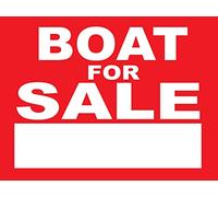 Boat For Sale Sign Metal Tin Sign12x16 Inches Caution Danger Safety Security Warning Notice Signs