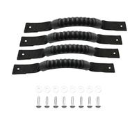 Boat Grab Handle - Heavy Duty Nylon Rubber, 4 Pieces with Screws, Universal Kayak Rail Attachments, Durable Outdoor Marine Handles | Ideal Usage Scenario for Doors Roof Rack Boating Canoe Paddleboard