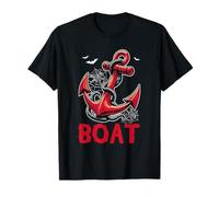 Boat Halloween Anchor Costume Cruise Ship Boat Lover Kids T-Shirt