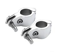 Boat Hardware Set 2 Pcs 316 Stainless Steel Hinged Jaw Slide Claw Rail Mount for Bimini Top Fitting Marine Accessories for Yacht Awning (38mm)