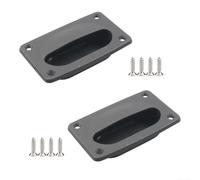 Boat Hatch Lift Handle 2-Pack for Yacht Decks(2 pcs black)