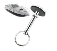 Boat Hatch Pin - 5.5x3.2cm 6.3mm Stainless Marine Steel Release Clip, Deck Access Hardware Durable 316 Fast Lock | Vessel Hatch Security Replacement For Boat Repair Service Use MarineGrade Set40g
