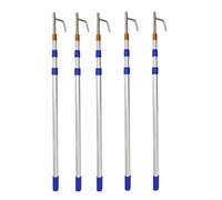 boat hook, Heavy Duty Compact Versatile Extension Rods for Truck Cargo RV Yard Garage, Boating Equipment 400cm)(5 Pack,(6.6ft) 200cm)