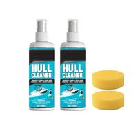 Boat Hull Cleaner 100ml Stain and Scum Line Remover,Ultimate Pontoon Deck Cleaner,Deck Cleaners for Boats, Pontoons, Sailboats, Pro Wash Cleaning Supplies (2PCS)