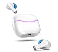 boAt Immortal 125 TWS in-Ear Earbuds w/up to 40 hrs Playtime, Quad Mics with ENx Tech, Beast Mode with 40 ms Super Low Latency, ASAP Charge, IPX4 Resistance, RGB LED Lights, BT v5.3(White Sabre)