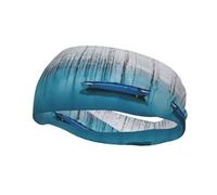 Boat In Lake Landscape Sports Headbands Moisture Wicking Athletic Terry Cloth Sweatband Sweat Absorbing Head Band