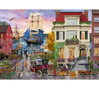 Schmidt | Ship in the Harbor (1,000 Pieces) | Jigsaw Puzzle | Ages 14+ | 1+ Players