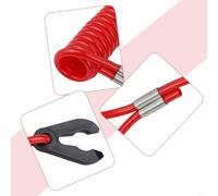 Boat Kill Switch Safety Lanyard Key Rope with Swivel Snap Hook - /PVC Waterproof Tether for Mercury, For Johnson & For Evinrude Outboard Engines - 47.2