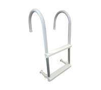 Boat Ladder Aluminium Hook Over Boarding Ladder 3 Steps Alloy Removable LADAL3
