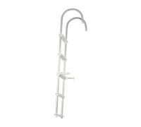 Boat Ladder Aluminium Hook Over Boarding Ladder 5 Steps Alloy Removable LADAL5