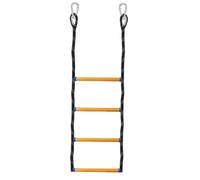 Boat Ladder, Folding Entry Aid Rope Ladder, Inflatable Accessories, Safety Steps, Portable Design for Climbing, Swimming, Boating, Pool, Inland Lake, Marine
