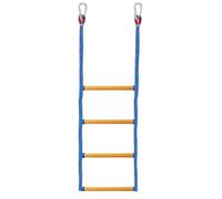 Boat Ladder, Folding Entry Aid Rope Ladder, Inflatable Accessories, Safety Steps, Portable Design for Climbing, Swimming, Boating, Pool, Inland Lake, Marine