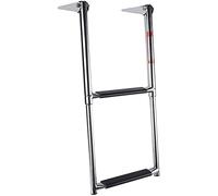Boat Ladder Stainless Steel Telescoping 2 Step Ladder for Yacht and Swim Platform - Durable Marine Accessories
