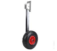 Boat Launching Wheels, 600 Lbs Load Capacity Stainless Steel Transom Wheel, Inflatable Rubber Tires for Jon Boats Inflatable Boats Dinghy
