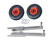Boat Launching Wheels, Inflatable Boat Launching Wheels, Adjustable Canoe Boat Trolley Trailer Wheel | Outboard Folding Motor Wheels Launch Wheels Starter Wheel