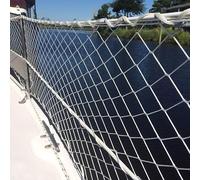 Boat Lifeline Netting,Boats Nettings Length-46 Feet Boat Safety Lifeline Netting,Safe Banister Railing Netting,Nylon Net.Keeping Kids, Crew, Pets and Equipment Safely on Deck Marine Hardware