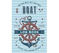 Boat log book - An all-in-one log book for trip record keeper and maintenance journal with vintage design cover: Captains Log Book, Boating Log Book, ... Log Book, Ship journal - Gift for sailors