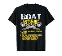 Boat Mechanic Definition Solves Funny Boat Mechanic T-Shirt