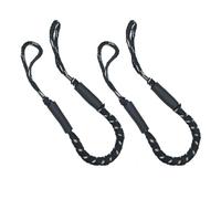 Boat Mooring Lines - High Strength Elastic Mooring Line, 2 Boat Mooring Ropes | Shock Absorbing Mooring Rope, PWC Boat Accessories, Integrated Shock Absorber P