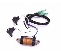 Boat Motor 69P-85541-09 Charge Ignition Coil and 61N-85543-09 61N-85543-19 Pulser Ignition Coil for Yamaha C 25HP 30HP 2-Stroke Outboard Engine E25B E30H