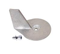 Boat Motor 822157T2 822157C2 Trim Tab Anode for Mercury Mariner Force 25HP 30HP 35HP 40HP 45HP 50HP 2/4 Stroke R.P 3.5" Outboard Engine, Zinc Alloy