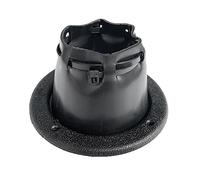Boat Motor Cable Boot, Marine Transom Motor Steering Wires Cable Tie Protect Fuel Lines Diameter 4-2/5" (11.18 cm) (Black)