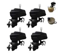 Boat Motor Coffee Stirrer, 4PCS Outboard Motor Coffee Stirrers, Electric/Manual Coffees Mixer, Beverage Mixing Equipment, Works With Cups, Mugs, Glasses